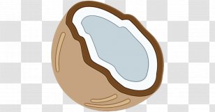 Brown Beige Oval Ear - Paint Transparent PNG