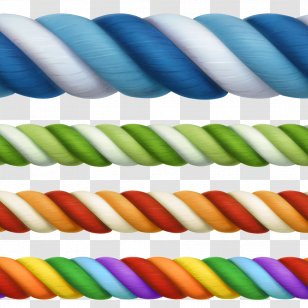 Rope Royalty-free Illustration - Close Up - Colored Stripes Image Transparent PNG