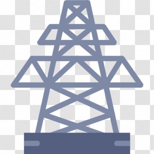 Transmission Tower Electricity Overhead Power Line Electric - Electrical Grid Transparent PNG