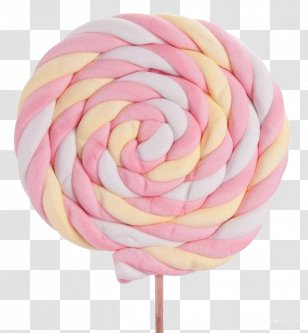 Lollipop Chewing Gum Cotton Candy Marshmallow - Petal - Pink And Yellow Transparent PNG