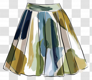 Skirt - Colorful Skirt Transparent PNG