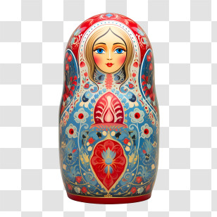 Russian Nesting Doll - Colorful Russian Nesting Doll Transparent PNG