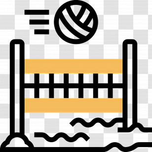 Volleyball - Beach Volleyball Icon Transparent PNG