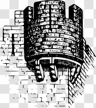 Castle Clip Art - Monochrome Photography - Wall Painting Transparent PNG