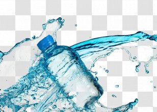 Mineral Water Bottle - Cooler - Advertising Transparent PNG