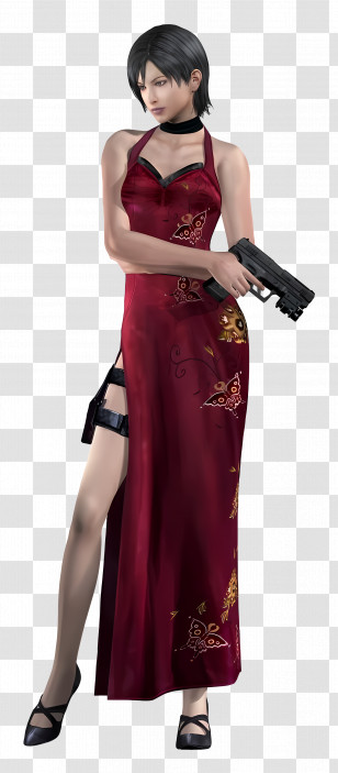 Resident Evil - Action Heroine With Gun Transparent PNG