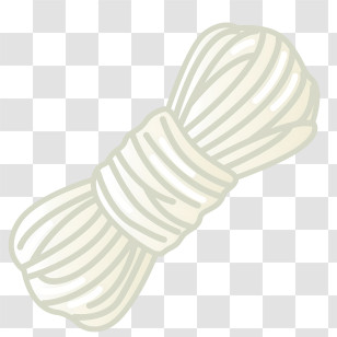 Food - White Rope Bundle Illustration Transparent PNG
