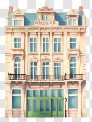 Building Architecture - Small Cute Doodle House Transparent PNG