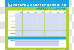 MyPlate Meal Food Menu Eating - Daily Diet Schedule Transparent PNG