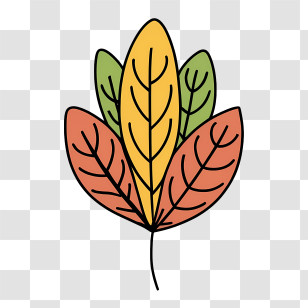 Autumn Tree Leaf - Colorful Autumn Leaves Transparent PNG
