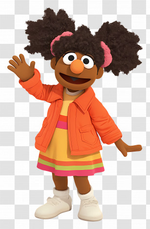 Gabrielle - Cute Cartoon Girl Character Illustration Transparent PNG