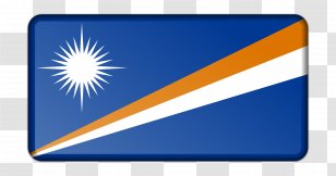 Flag Of The Marshall Islands Public Domain - MARSHALL Transparent PNG