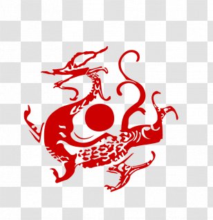Vermilion Bird Azure Dragon Black Tortoise White Tiger U7075u517d - Red Transparent PNG