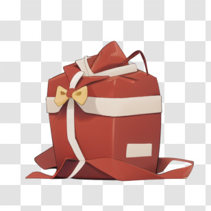 Christmas Gifts
 - Beautiful Gift Box With Bow And Ribbon Transparent PNG