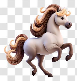 Horse Running - Elegant Prancing Horse Transparent PNG