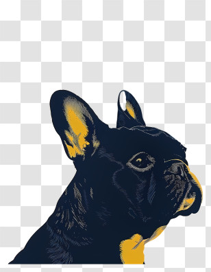 French Bulldog - French Bulldog Artistic Illustration Transparent PNG