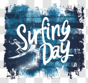 International Surfing Day - Surfing Day Event Poster Transparent PNG