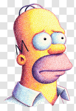 Homer Simpson - Iconic Cartoon Character Transparent PNG
