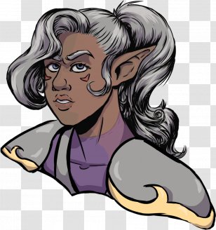Woman Hair - Purple - Animation Drawing Transparent PNG