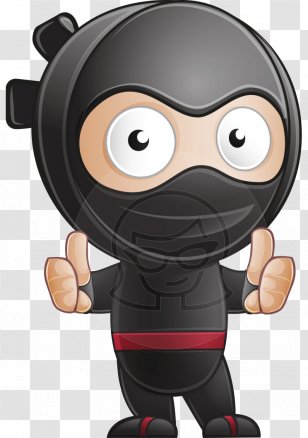 Cartoon Ninja Character Drawing - Samurai Transparent PNG