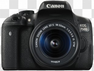 Canon EOS 700D 750D 100D EF Lens Mount EF-S 18â€“55mm - Camera Transparent PNG