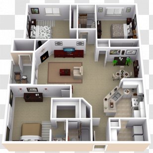 House Plan Apartment Floor - Bathroom Transparent PNG