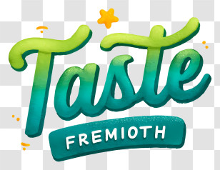 Taste Logo - Taste Hand-lettering Logo Transparent PNG