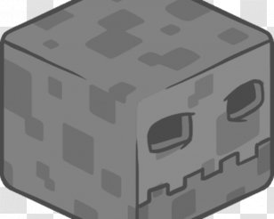 Minecraft Skeleton Art Face Pattern Transparent Png