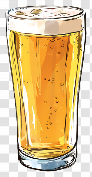 Beer - Glass Of Cold Beer Transparent PNG