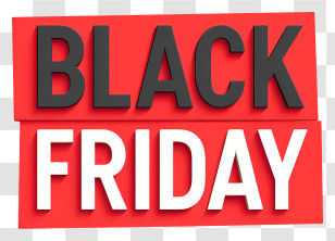 Black Friday - Black Friday Sale Sign Transparent PNG