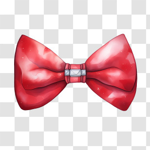 Bow Tie Day - Red Bow Tie Fashion Accessory Transparent PNG