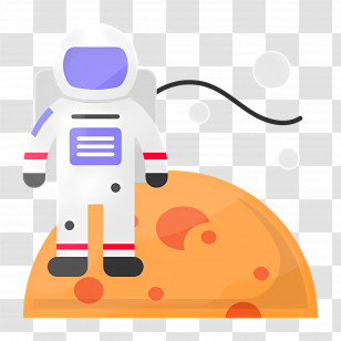 Astronaut - Astronaut On The Moon Transparent PNG