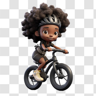 Riding Bike
 - Girl Riding Bicycle Cartoon Illustration Transparent PNG