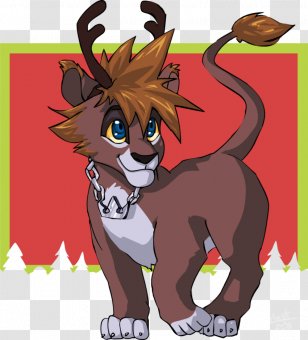 Lion Cat DeviantArt Reindeer - Small To Medium Sized Cats Transparent PNG