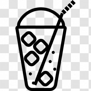 FrappÃ© Coffee Milkshake Cafe Molecular Gastronomy - Black And White - Drink Transparent PNG