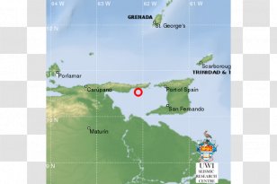 Port Of Spain The UWI Seismic Research Centre Grenada Earthquake Location - Trinidad And Tobago - Seismograph Transparent PNG