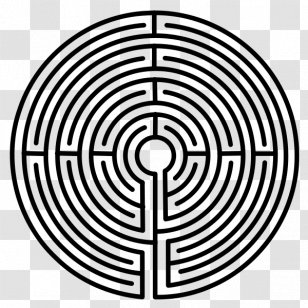 Chartres Cathedral Labyrinth Hedge Maze Ariadne - English Transparent PNG