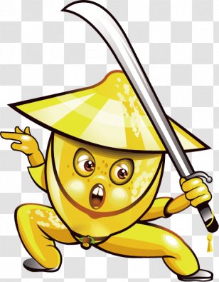 Cartoon Fruit Clip Art - Emoticon - Creative Ninja Transparent PNG
