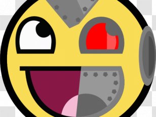 Roblox Smiley Face Minecraft Internet Meme Transparent Png - cyborg 3 face roblox