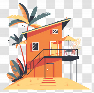 Cute Doodle House - Cute Doodle House Transparent PNG