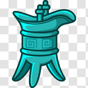 Blue Vase - Blue Ancient Vessel Illustration Transparent PNG