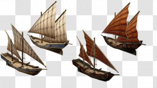 Caravel Galleon Fluyt Carrack Brigantine - Sailing Ship - Sloop Of War Transparent PNG