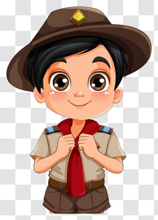 Boy Scout Uniform - Boy Scout In Uniform Smiling Transparent PNG