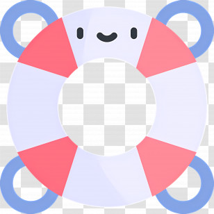 Lifebuoy - Cute Lifebuoy With Smile Transparent PNG