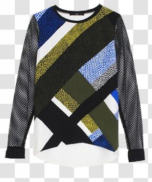 Sleeve Top Fashion Sweater Tibi - Skirt - Shirt Transparent PNG