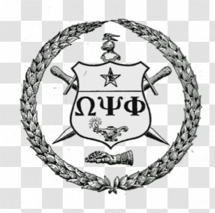Howard University Omega Psi Phi Fraternity Alpha - Emblem - Friday Vector Transparent PNG