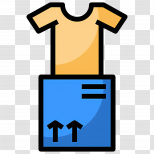 Clothes Box - T-shirt Packaged In A Box Transparent PNG
