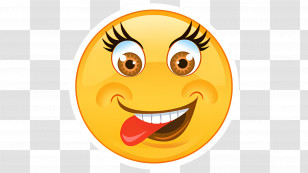 Tongue Out Emoji - Playful Tongue-Out Emoji Illustration Transparent PNG