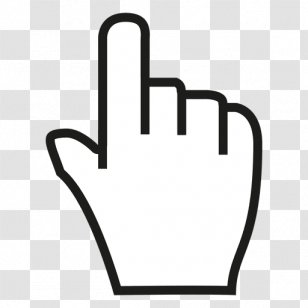 Computer Mouse Pointer Point And Click - Text Transparent Png