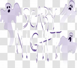 Illustration - Heart - Ghost Horror Night Transparent PNG